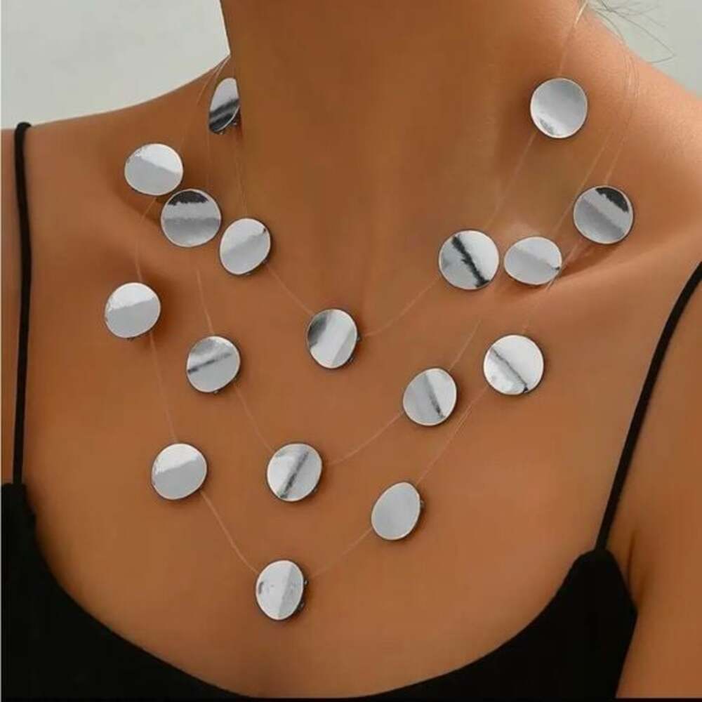 Silver Invisible Necklace Design - Picture 2 of 4
